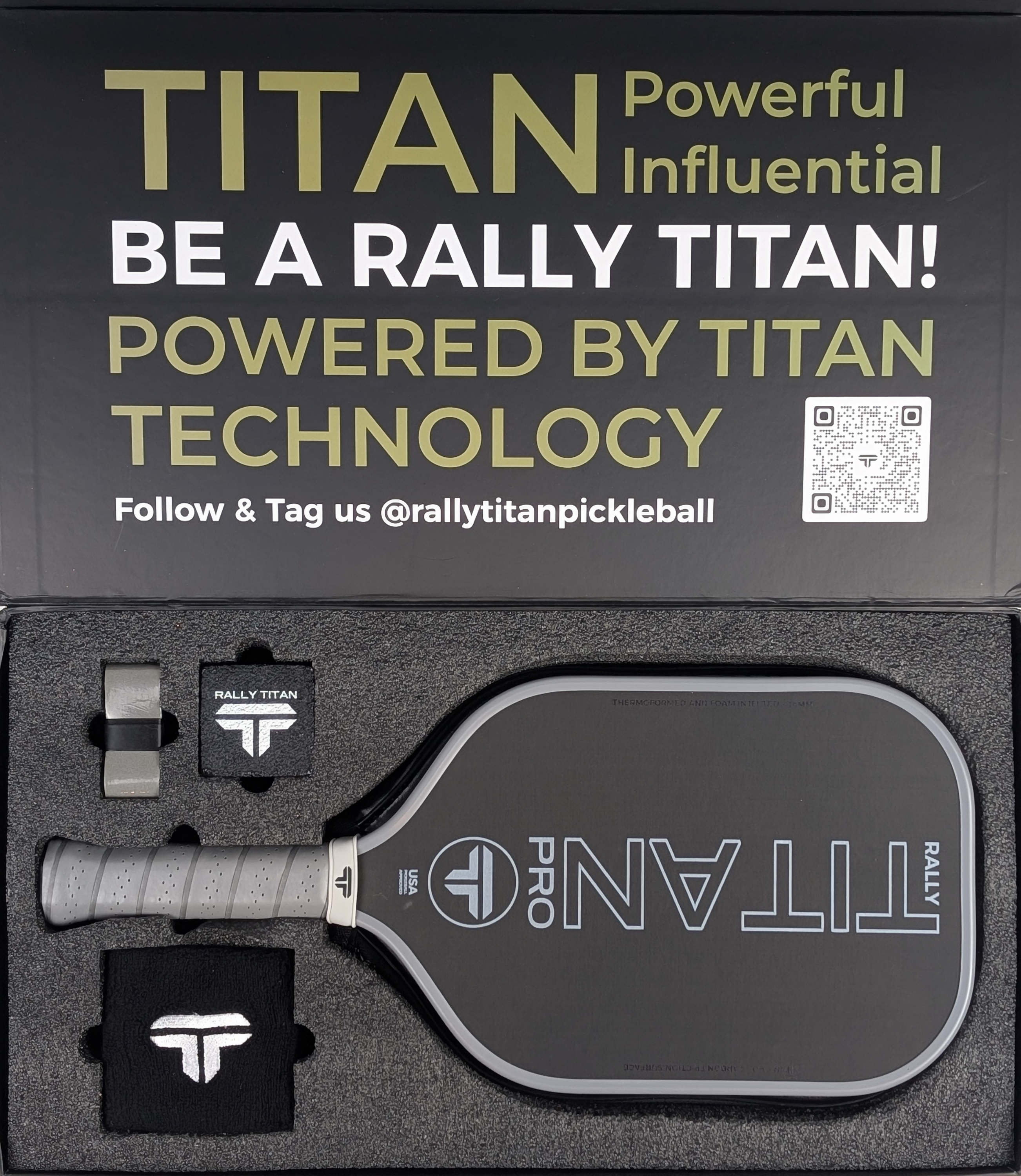 Titan Pro 16MM | Thermoformed Unibody Construction | Foam Injected Walls | T700 Titan Carbon Friction Surface | Grey
