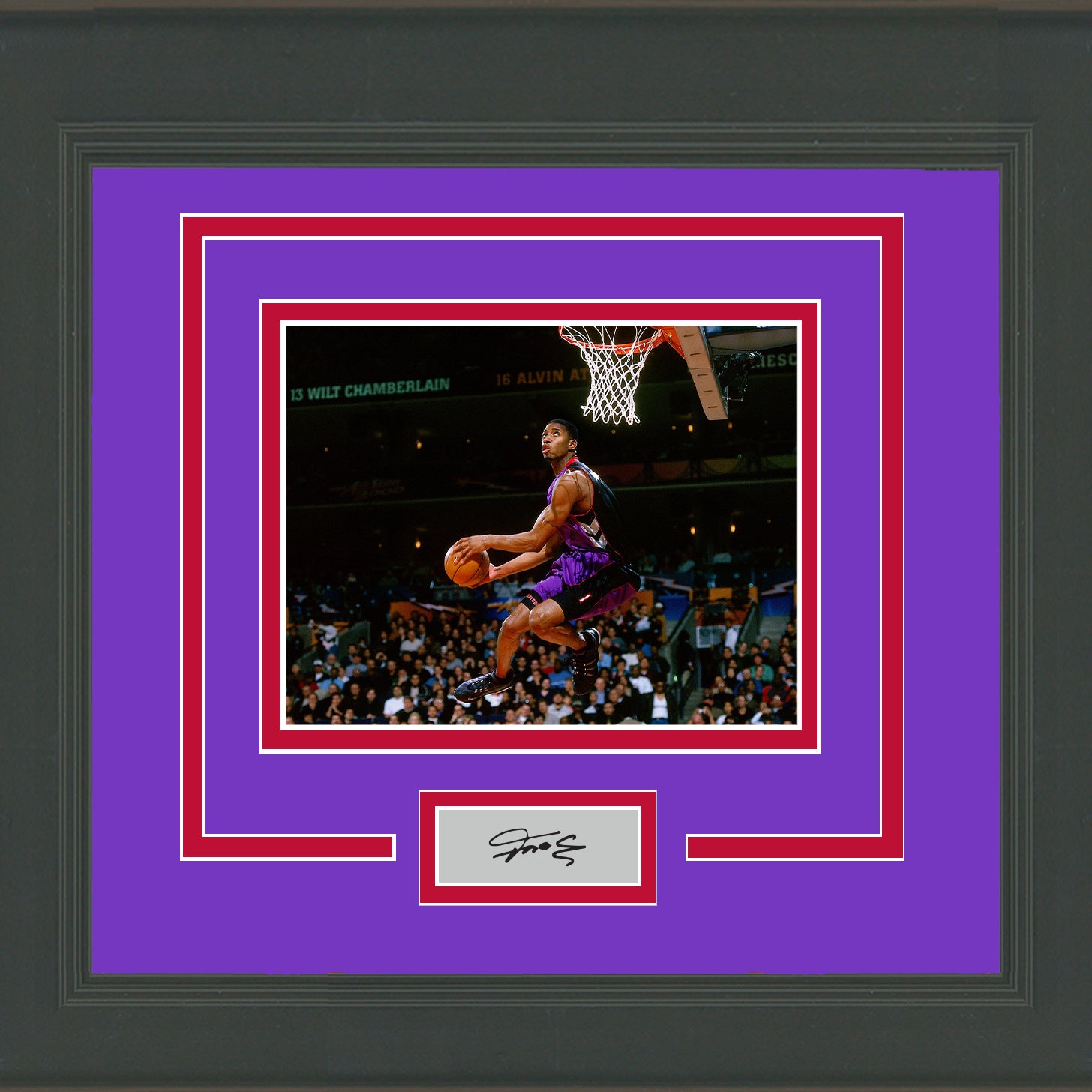 Framed Tracy McGrady Facsimile Laser Engraved Signature Auto Toronto Raptors 11x14 Basketball Photo
