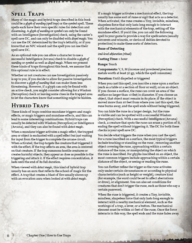 Treacherous Traps Hardcover (5E)