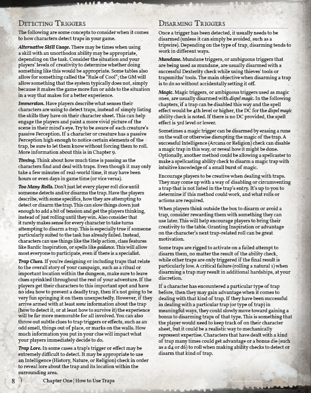 Treacherous Traps Hardcover (5E)