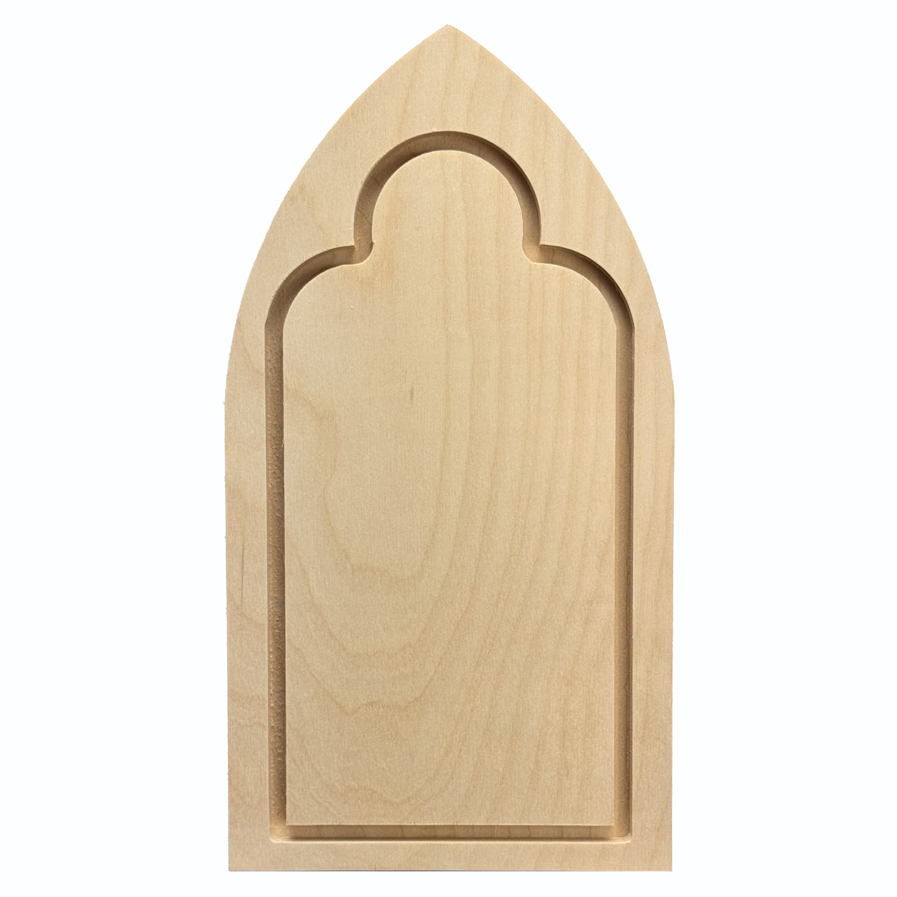 Trekell Gothic Arch Floater Panel - Wooden Painting Canvas + Frame