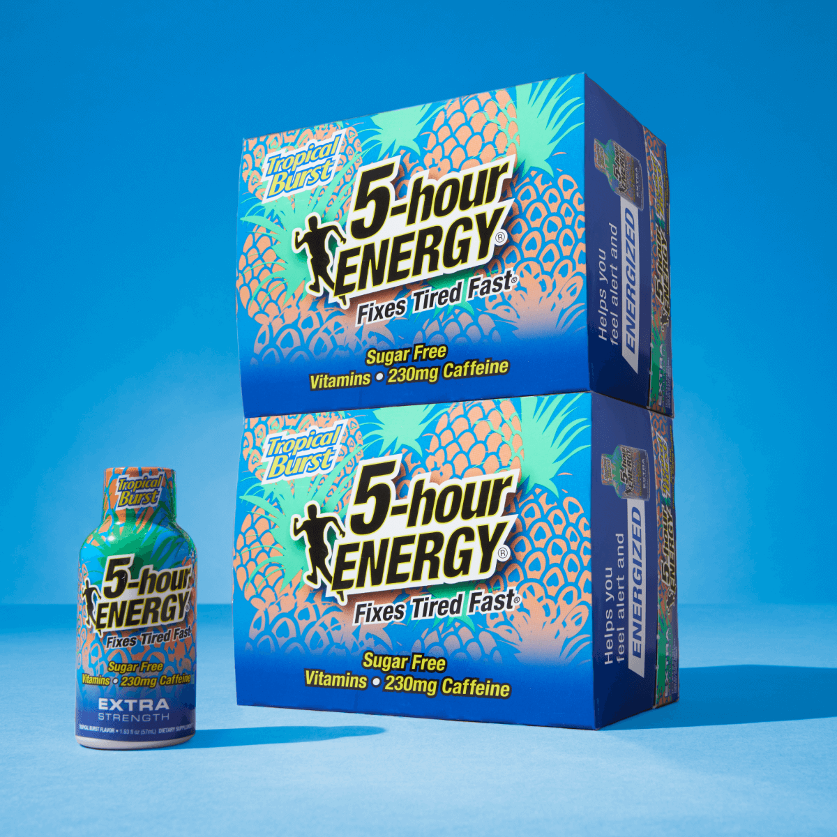 24 Pack 5-hour ENERGY Extra Strength Shots, Tropical Burst Flavor Flavor, 1.93 Fl Oz