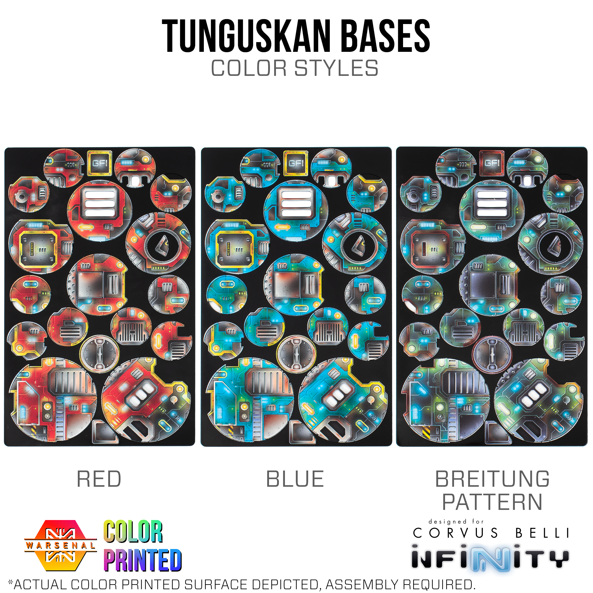 Tunguskan Bases [Color Printed]