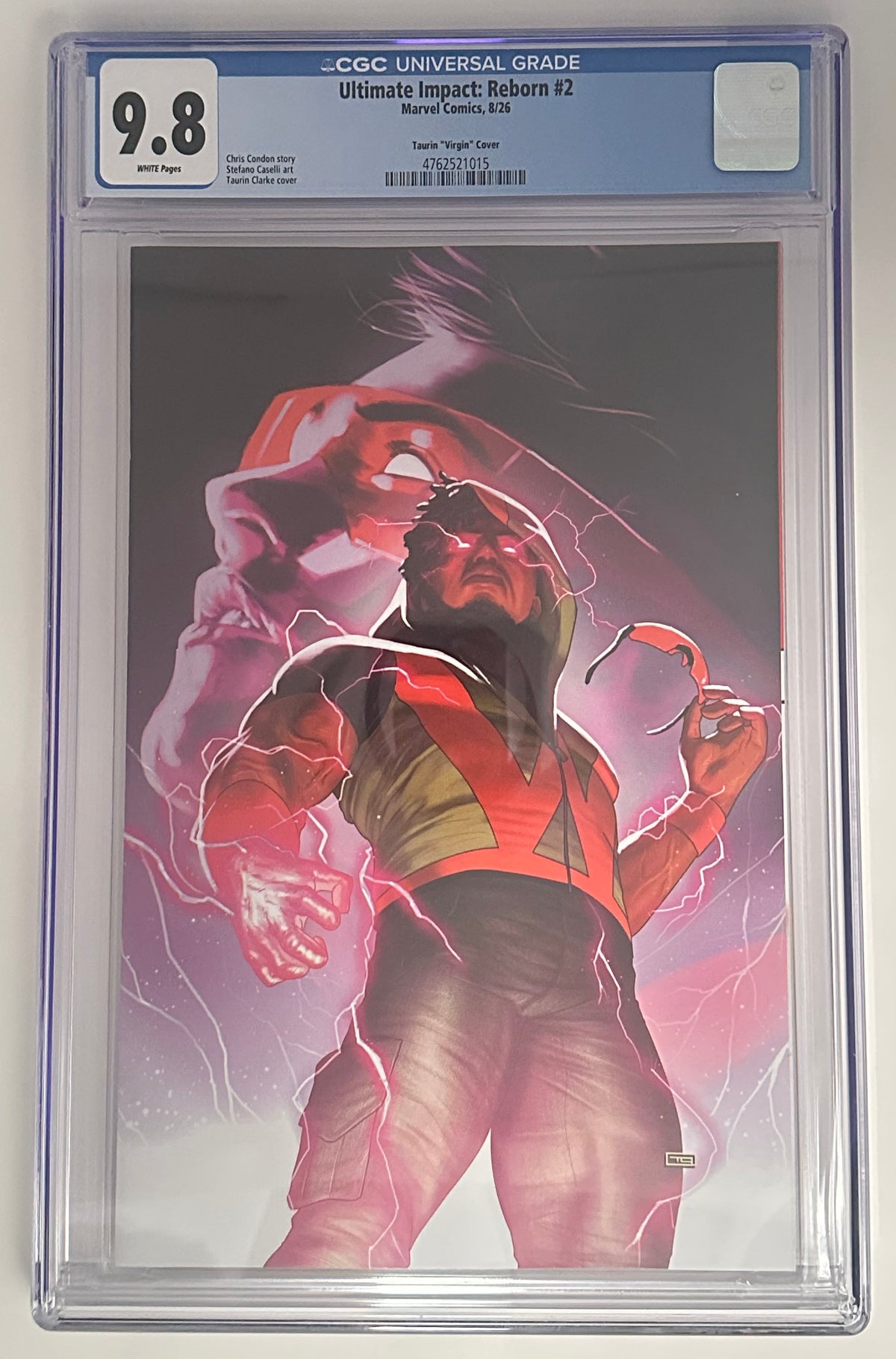 ULTIMATE IMPACT: REBORN #2 CGC 9.8 BLUE LABEL TAURIN CLARKE 1:100 VIRGIN VAR [IN STOCK]