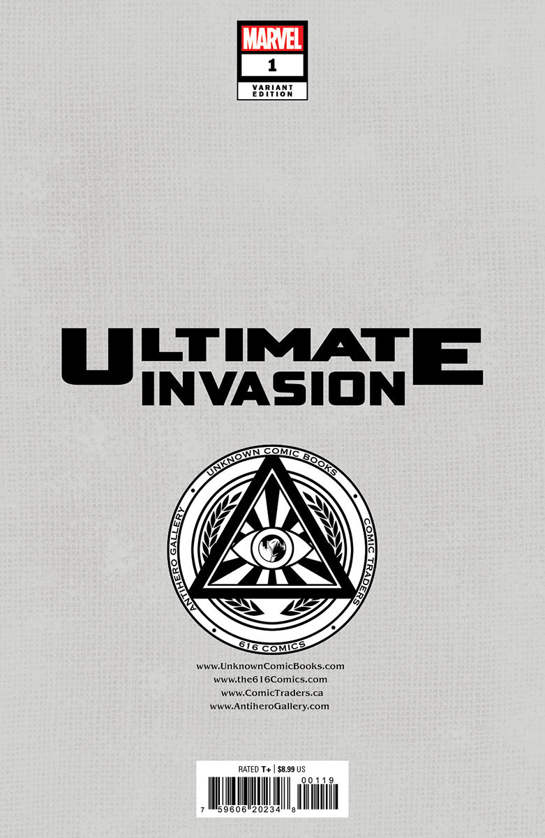 ULTIMATE INVASION #1 UNKNOWN COMICS DAVIDE PARATORE EXCLUSIVE VAR (06/21/2023)