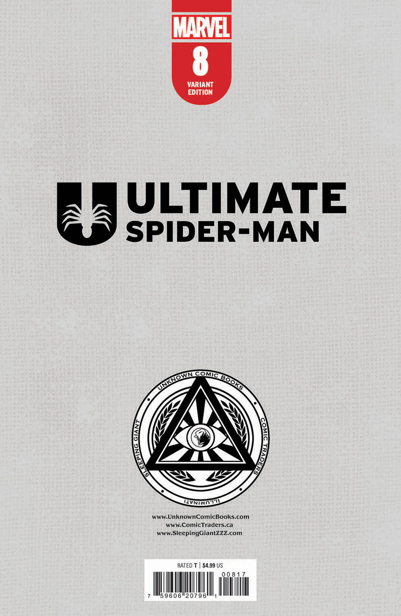 [2 Pack] Ultimate Spider-Man #8 Unknown Comics Ejikure Exclusive Var (08/21/2024)