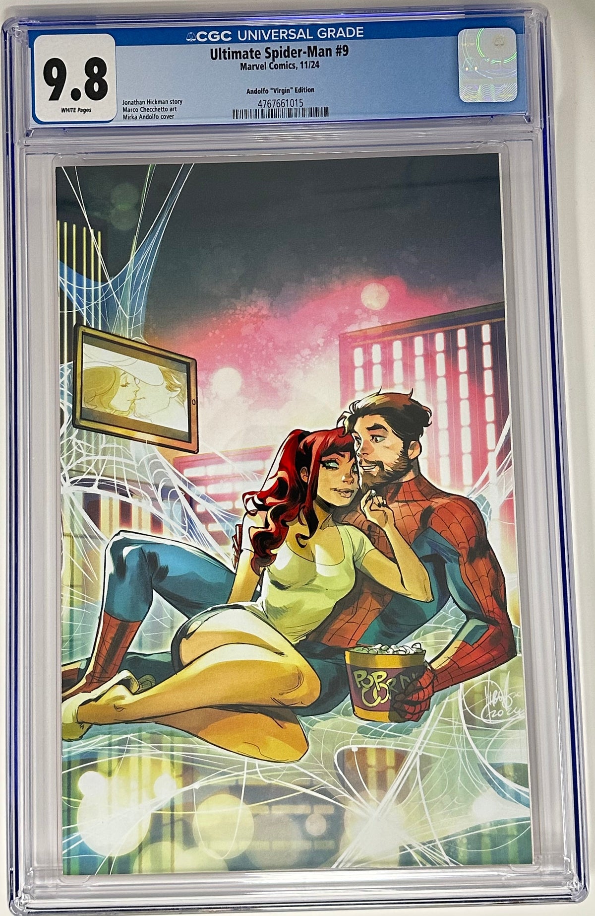 ULTIMATE SPIDER-MAN #9 CGC 9.8 BLUE LABEL MIRKA ANDOLFO VIRGIN VAR [IN STOCK]