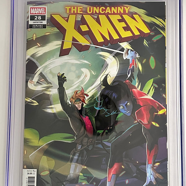 UNCANNY X-MEN #28 CGC 9.8 BLUE LABEL FEDERICO SABBATINI 1:25 VAR [IN S