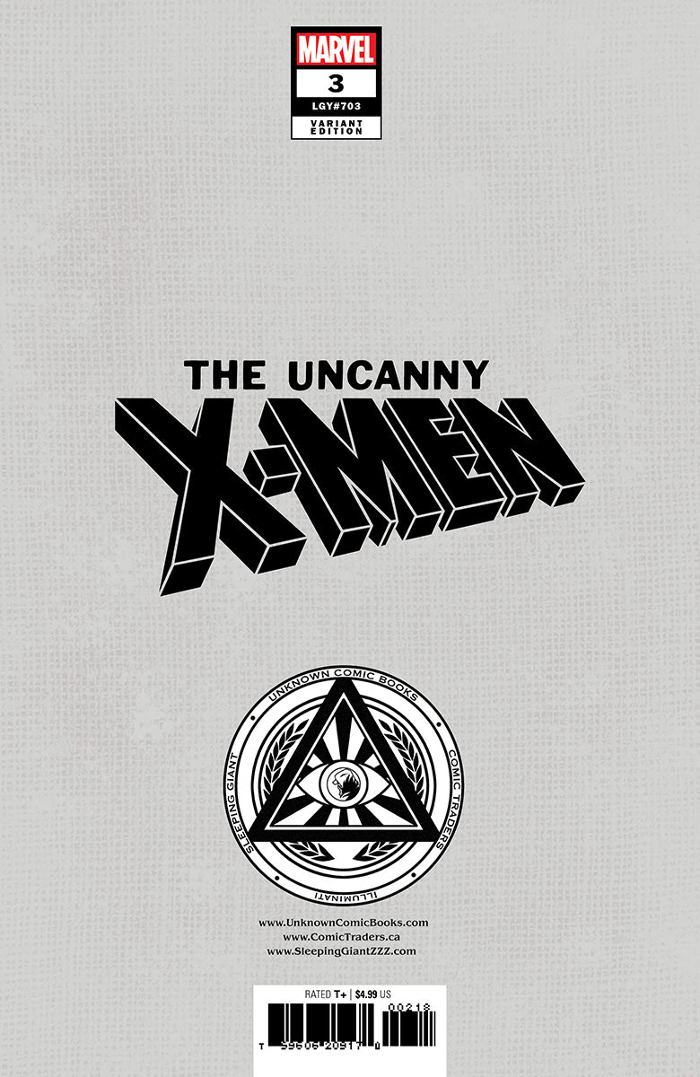 [2 Pack] Uncanny X-Men #3 Unknown Comics Exclusive Tyler Kirkham Connecting Var (09/25/2024)