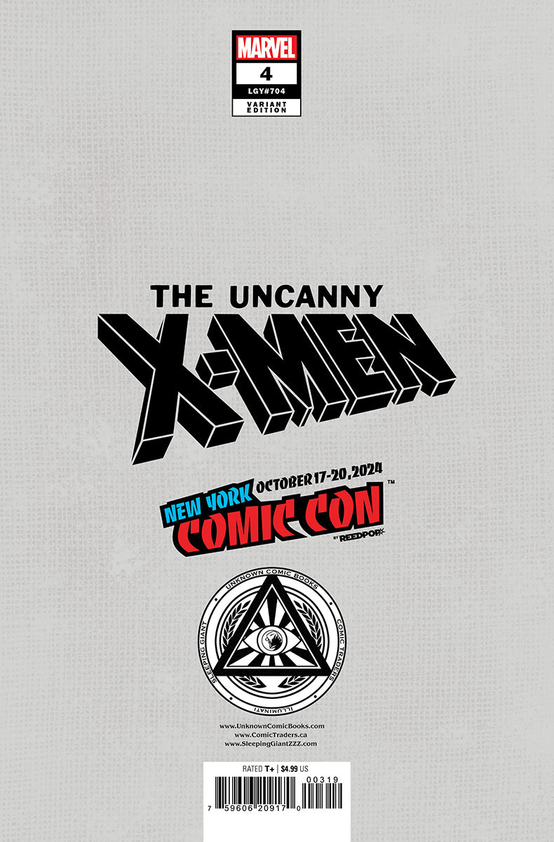 Uncanny X-Men #4 Unknown Comics Tyler Kirkham Connecting Cover Exclusive Nycc 2024 Virgin Var (10/16/2024)