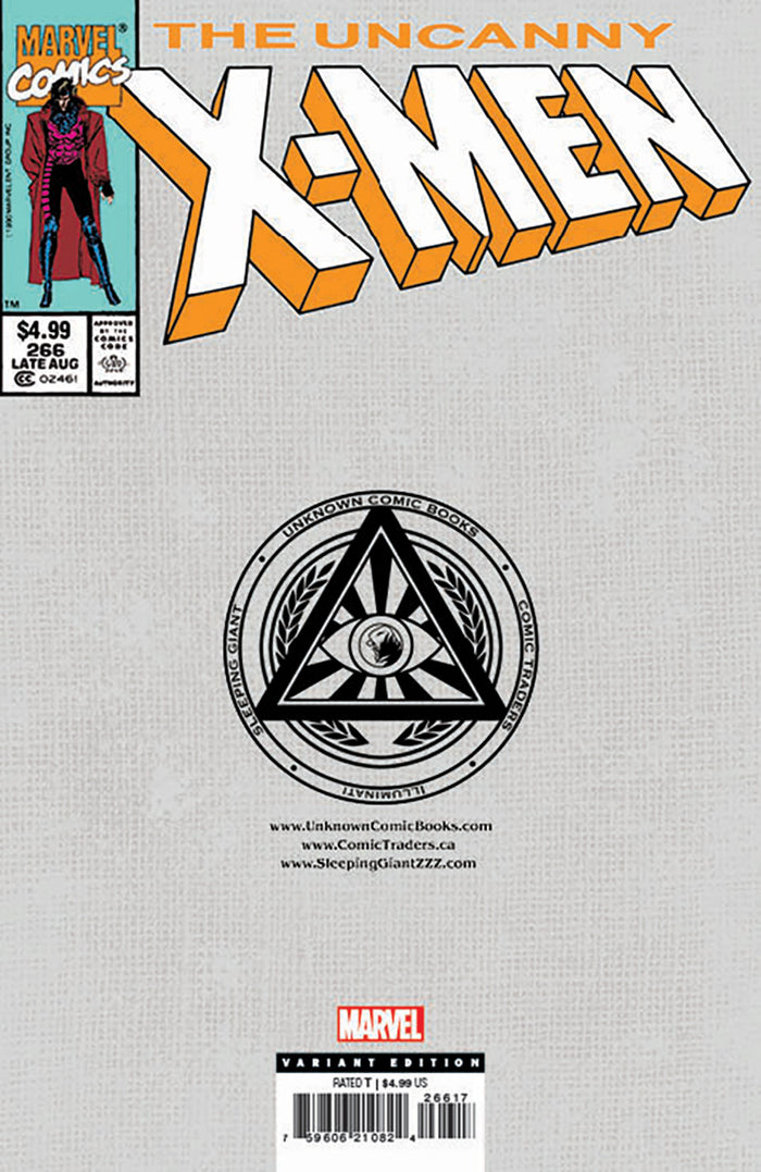 [10 PACK] Uncanny X-Men #266 Facsimile Unknown Comics Exclusive Blank Var (08/07/2024)