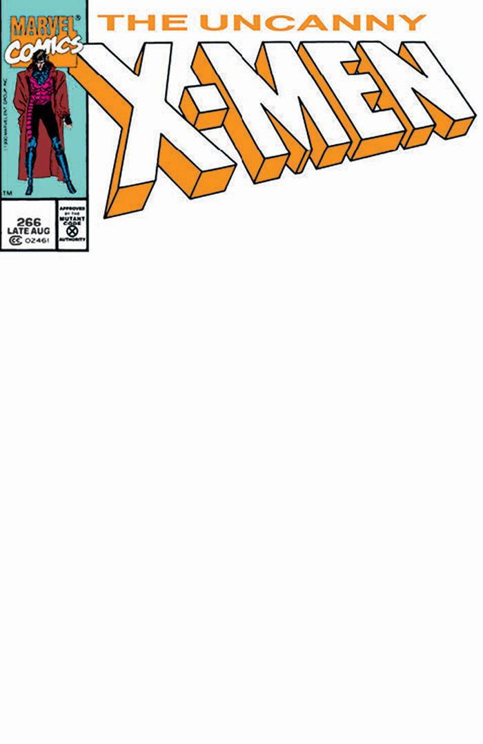 [10 PACK] Uncanny X-Men #266 Facsimile Unknown Comics Exclusive Blank Var (08/07/2024)