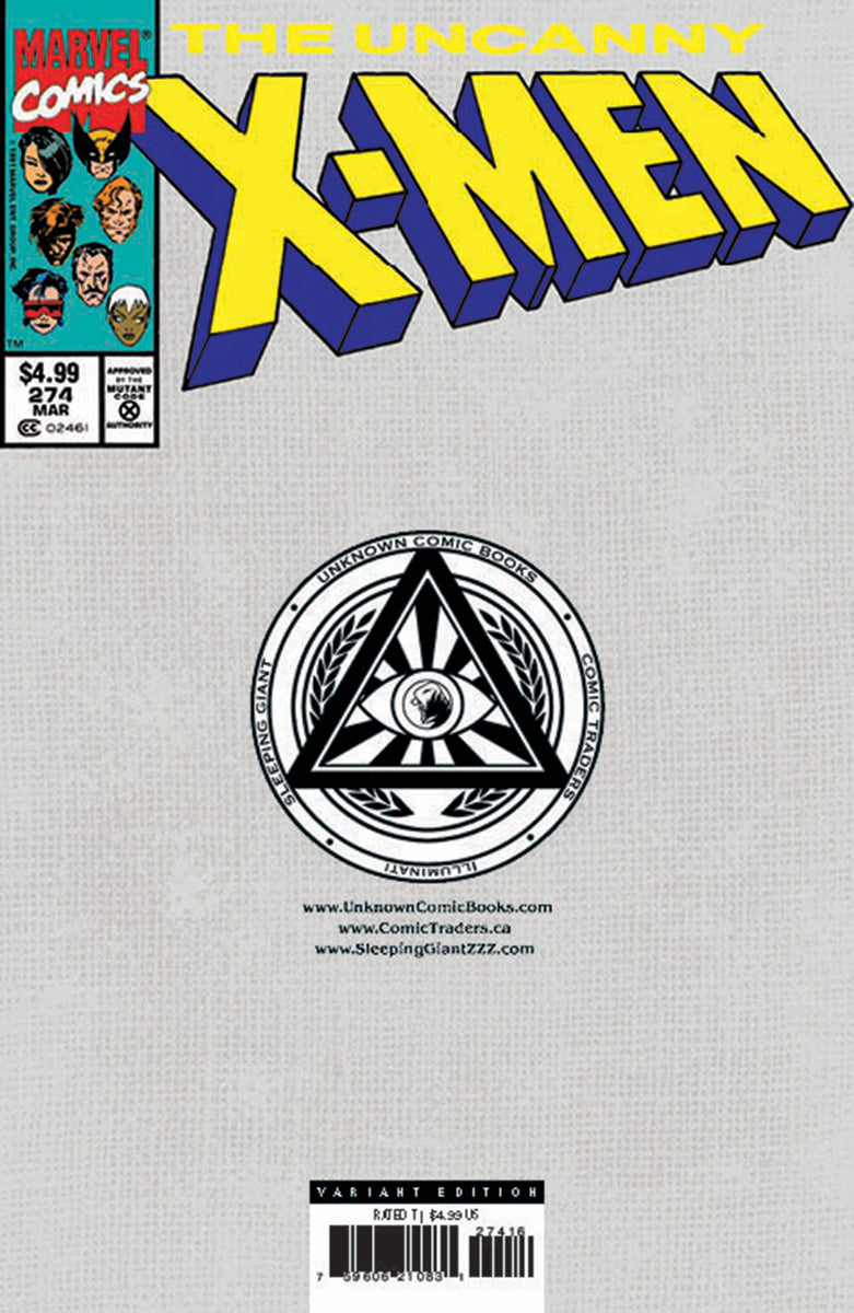 [SIGNED W/ COA] UNCANNY X-MEN #274 FACSIMILE UNKNOWN COMICS TYLER KIRKHAM EXCLUSIVE VIRGIN VAR [in stock]