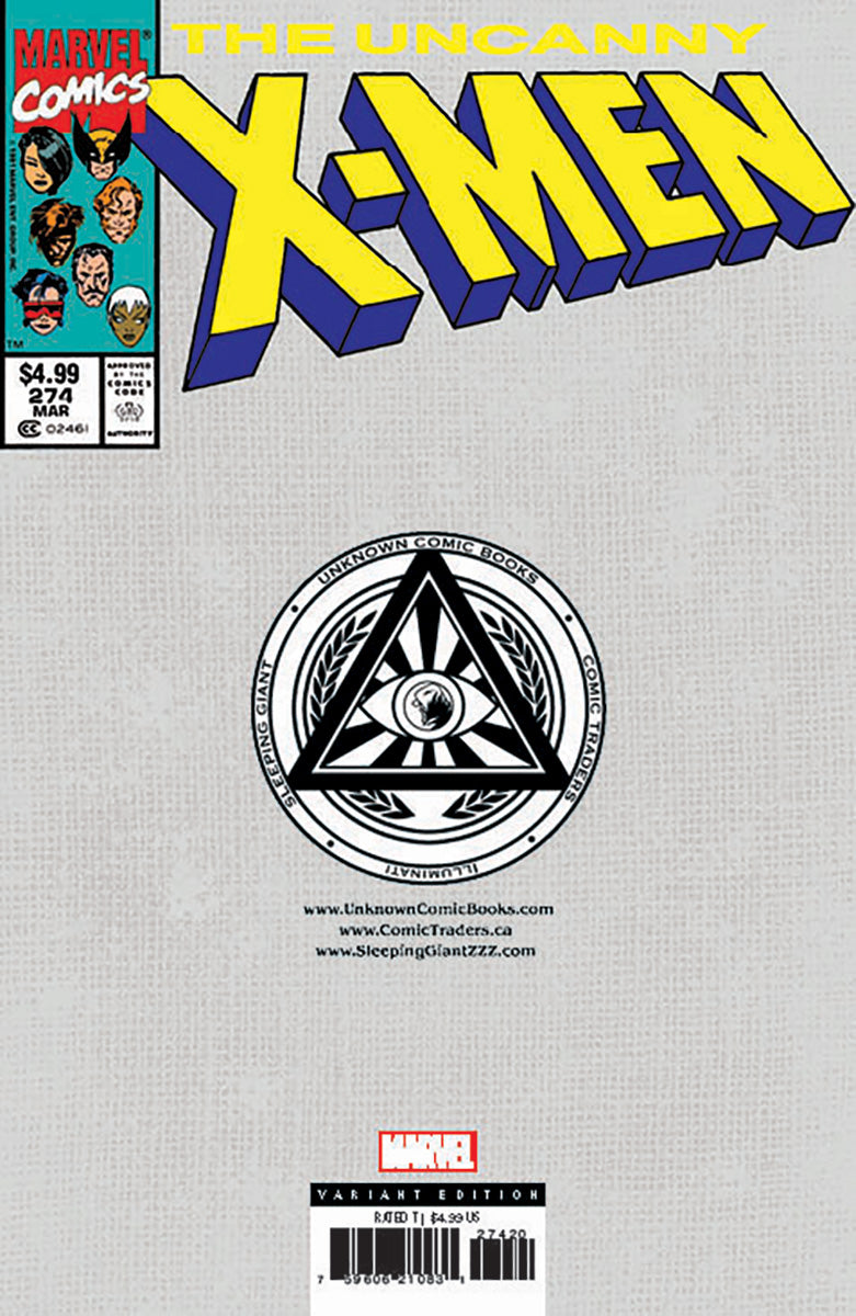 [FOIL] UNCANNY X-MEN #274 FACSIMILE UNKNOWN COMICS EXCLUSIVE VAR (09/04/2024)