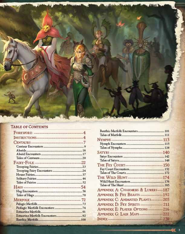 Ultimate Bestiary: Secrets of the Fey Hardcover (5E)