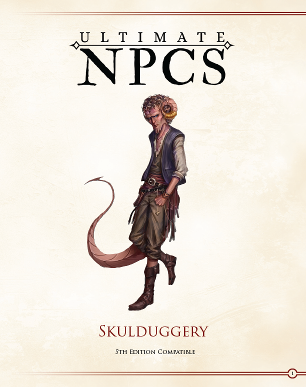 Ultimate NPCs: Skulduggery Hardcover (5E)