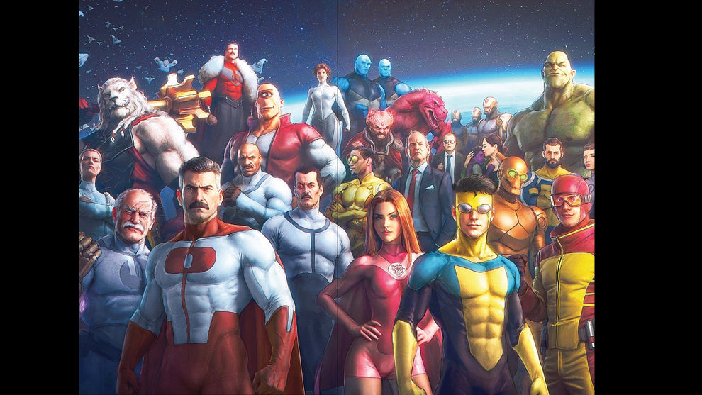 [2 PACK] Invincible #1 Connecting Cover Full Foil Set by Tiago Da Silva (03/11/2026)