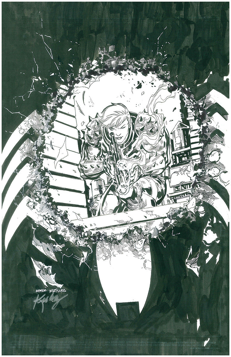 Venom #29B by Ken Lashley Kirkham 1st Weying Agent Venom [ORIGINAL ART]