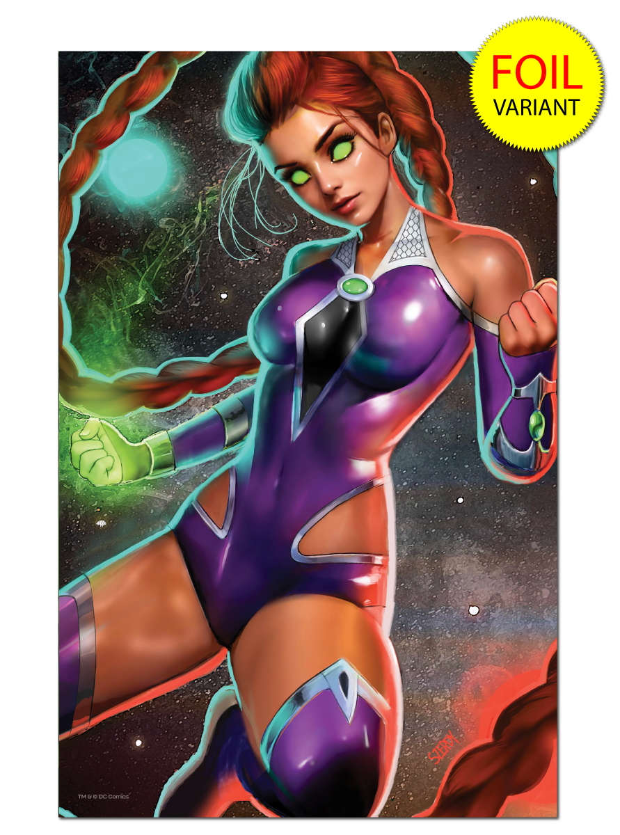 [SIGNED W/ COA] [FOIL] TITANS #1 NATHAN SZERDY (616) EXCLUSIVE VIRGIN VAR [IN STOCK]