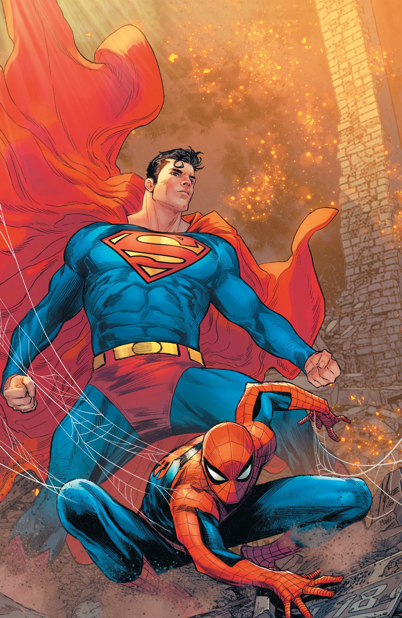 [2 PACK] SUPERMAN/SPIDER-MAN #1 MARCO CHECCETTO VAR (03/25/2026)