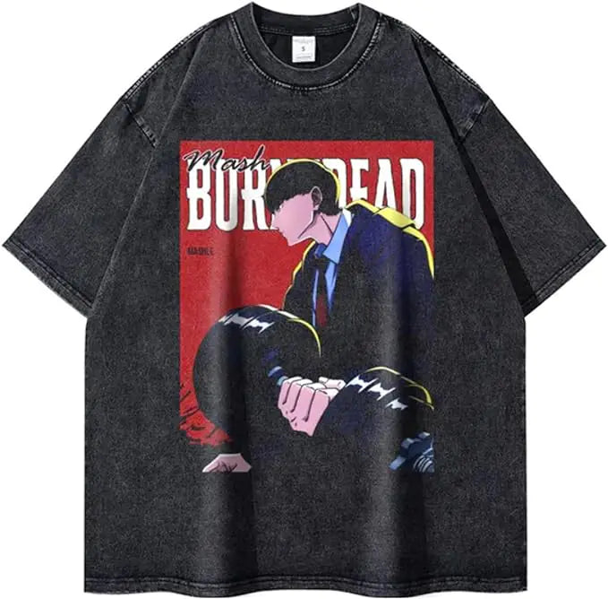 Vintage Washable T-Shirt - Streetwear Anime Graphic