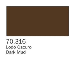Vallejo 316 17ml Bottle Dark Mud Panzer Aces (6/Bx)