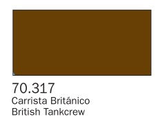 Vallejo 317 17ml Bottle British Tankcrew Panzer Aces (6/Bx)