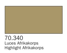 Vallejo 340 17ml Bottle Highlight Afrika Korps Tankcrew Panzer Aces (6/Bx)