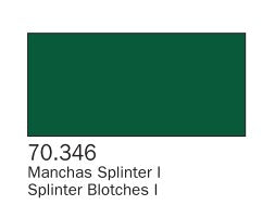 Vallejo 346 17ml Bottle Splinter Blotches I Panzer Aces (6/Bx)