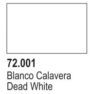 Vallejo 72001 18ml Bottle Dead White Game Color (6/Bx)