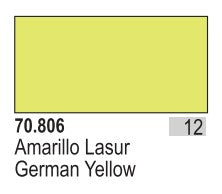 Vallejo 806 17ml Bottle German Yellow Model Color (6/Bx)