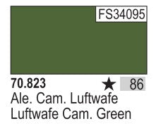 Vallejo 823 17ml Bottle Luftwaffe Camouflage Green Model Color (6/Bx)
