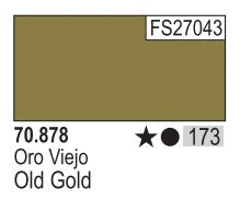 Vallejo 878 17ml Bottle Old Gold Model Color (6/Bx)