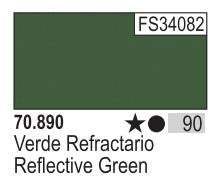 Vallejo 890 17ml Bottle Reflective Green Model Color (6/Bx)