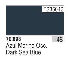 Vallejo 898 17ml Bottle Dark Sea Blue Model Color (6/Bx)