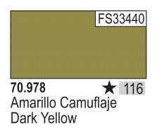 Vallejo 978 17ml Bottle Dark Yellow Model Color (6/Bx)