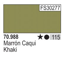 Vallejo 988 17ml Bottle Khaki Model Color (6/Bx)