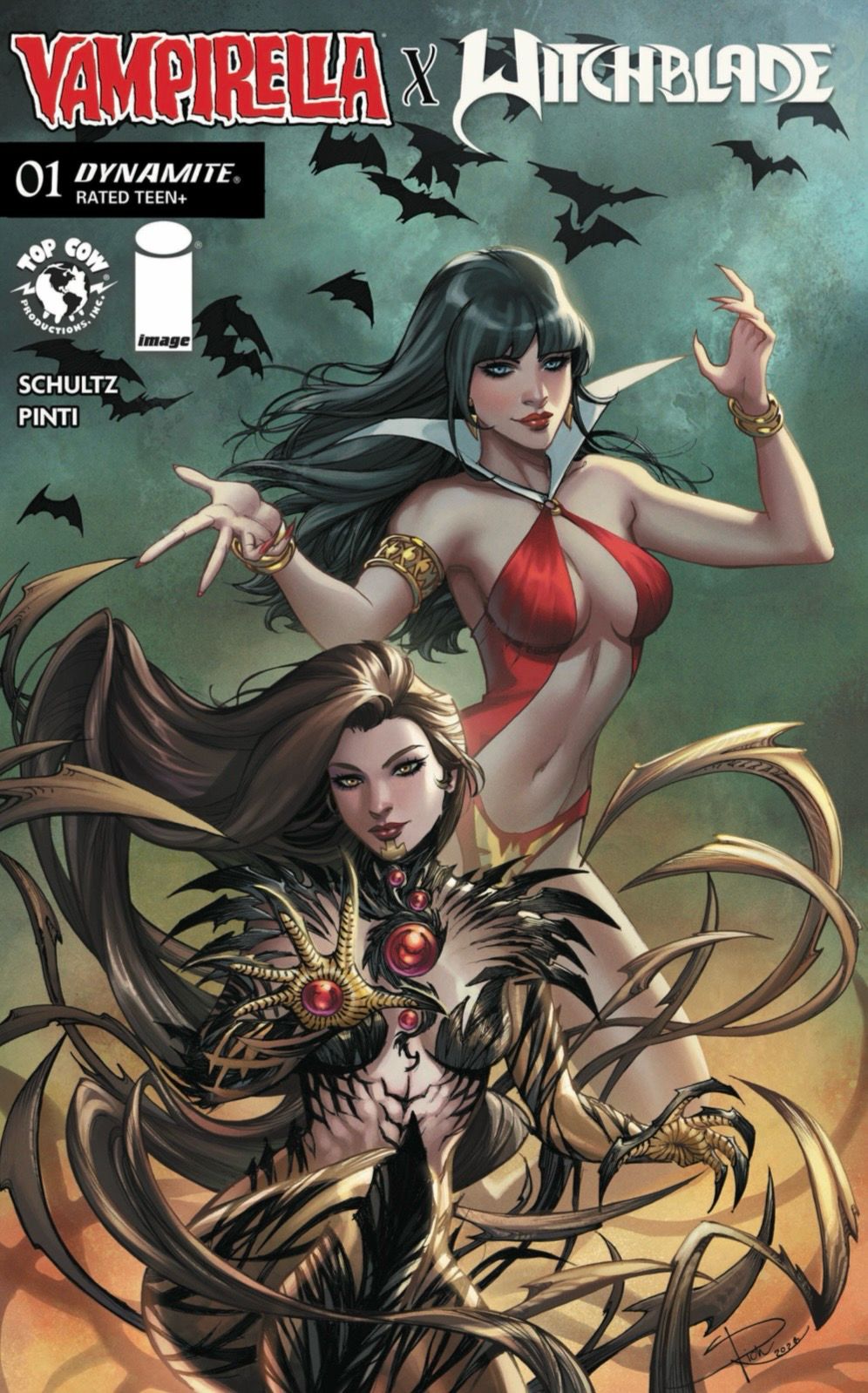 [3 PACK] VAMPIRELLA X WITCHBLADE #1 SABINE RICH EXCLUSIVE VAR (09/30/2026)