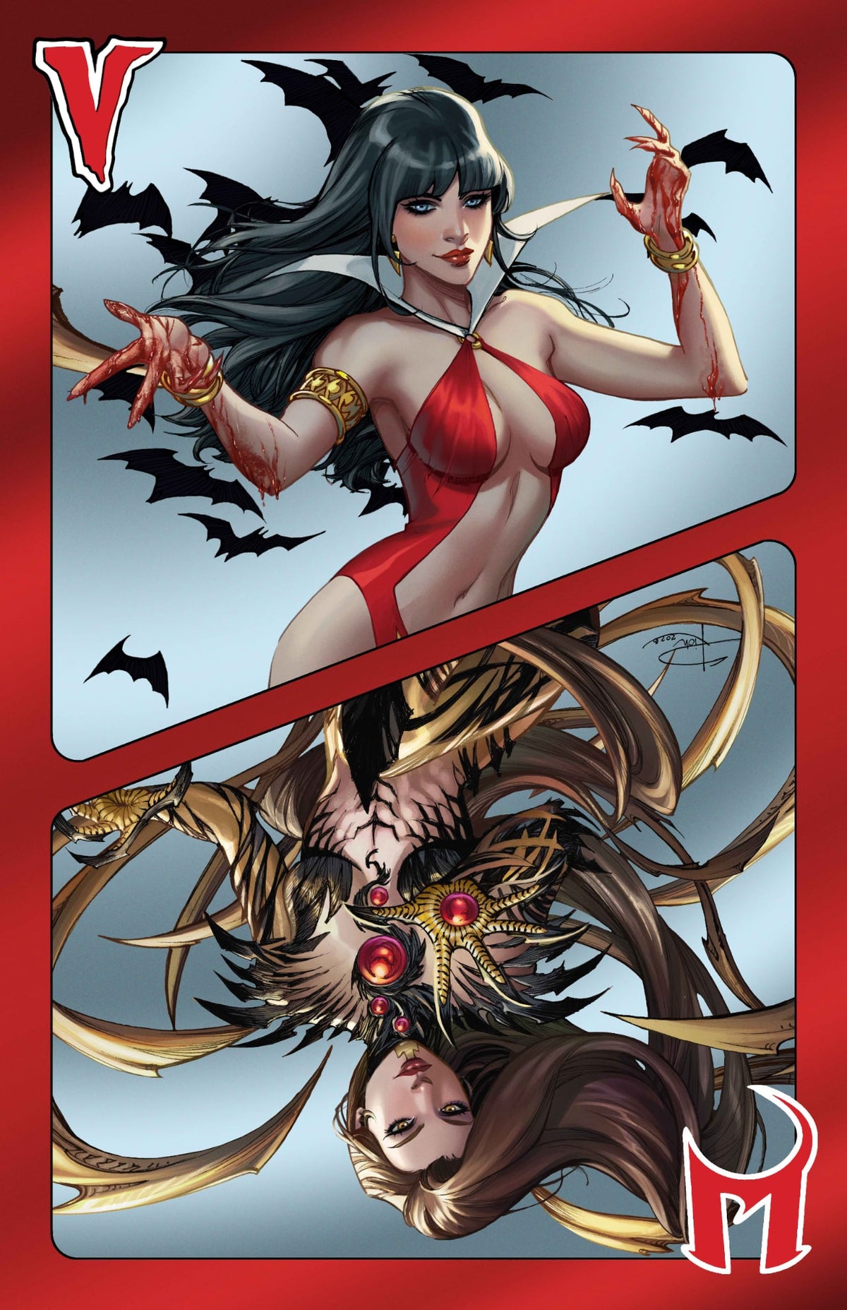 [3 PACK] VAMPIRELLA X WITCHBLADE #1 SABINE RICH EXCLUSIVE VAR (09/30/2026)
