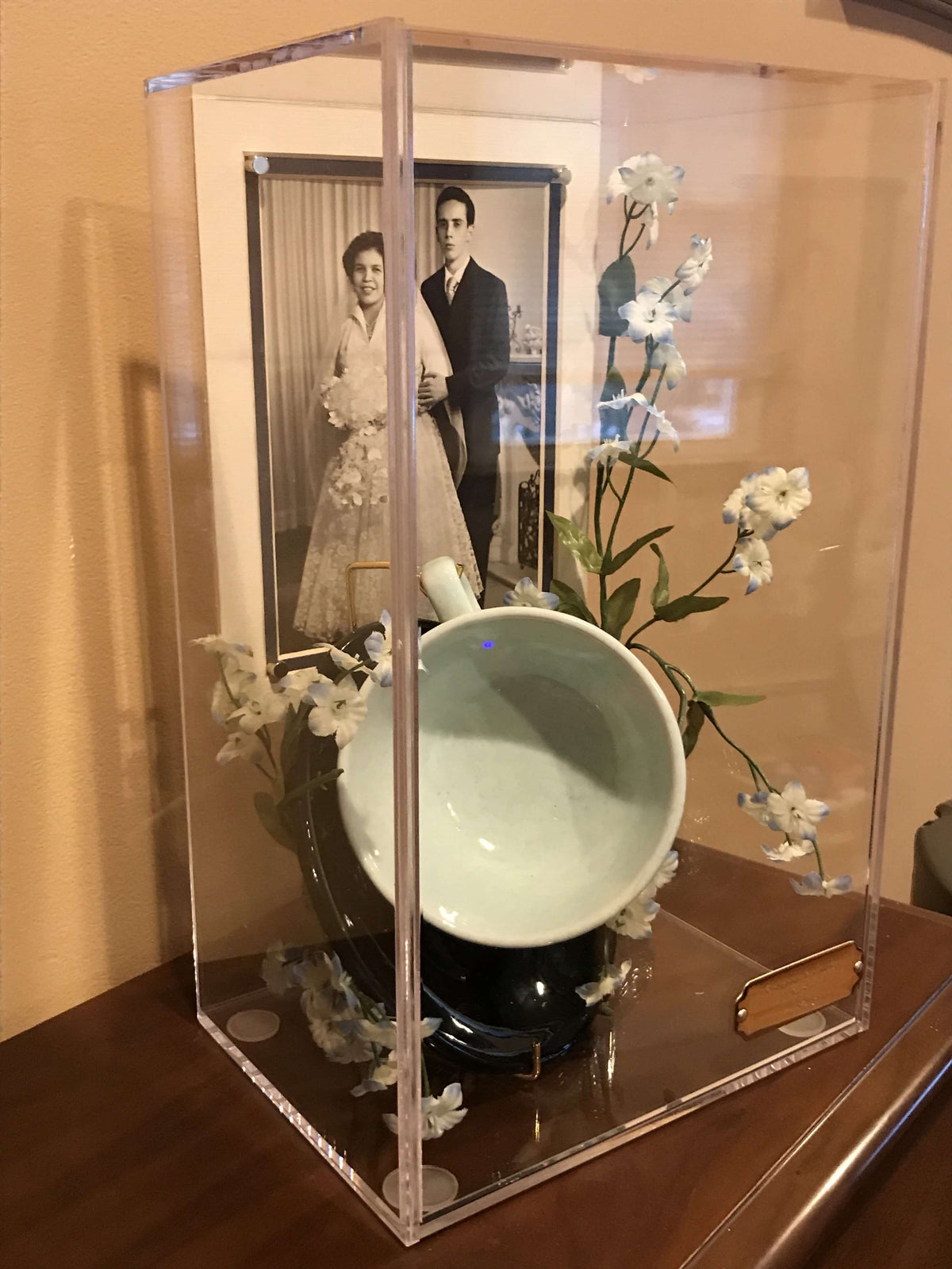 Versatile Acrylic Display Case with Slide Back and Size Options