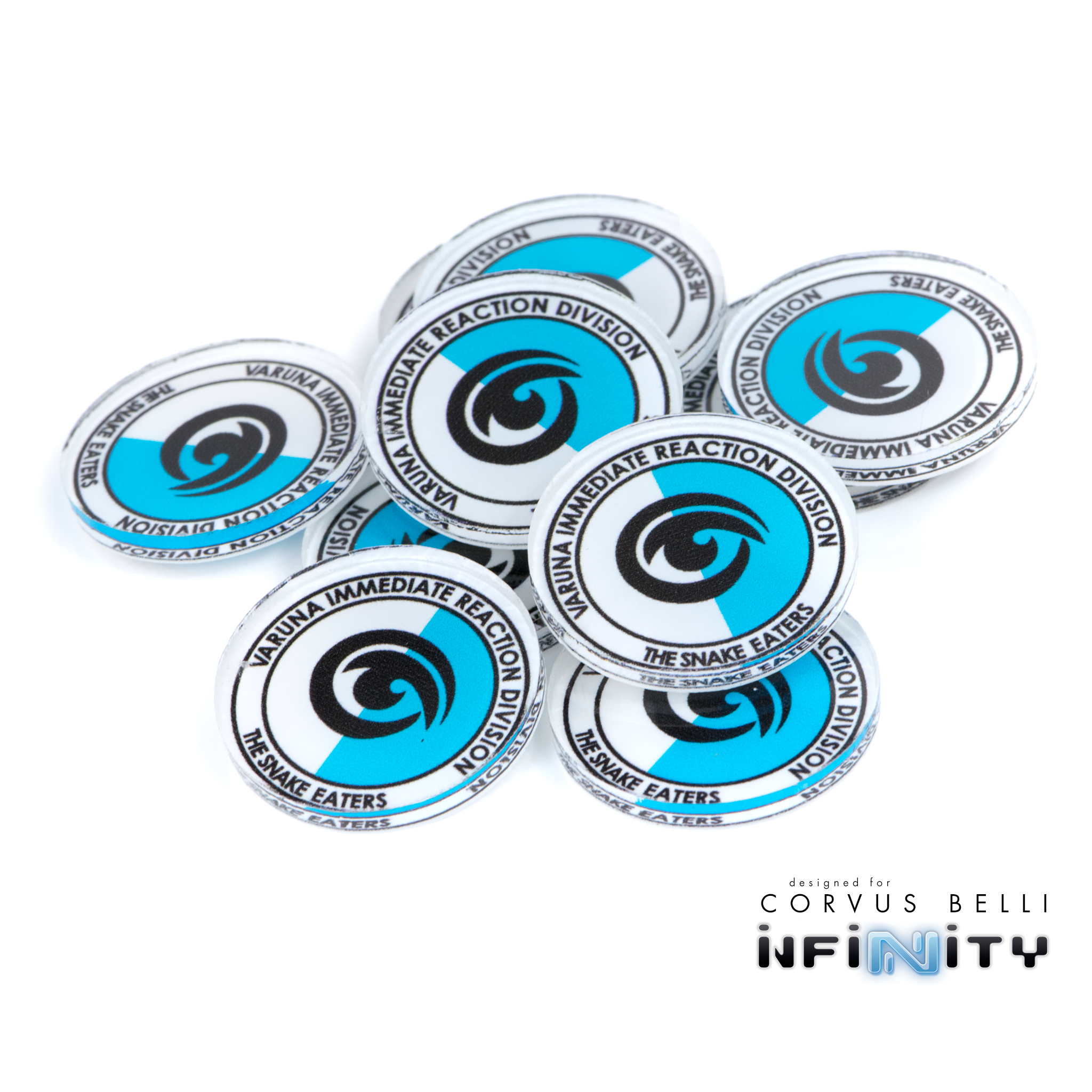 Full Color Infinity Faction Markers, 25mm (Bag of 10)
