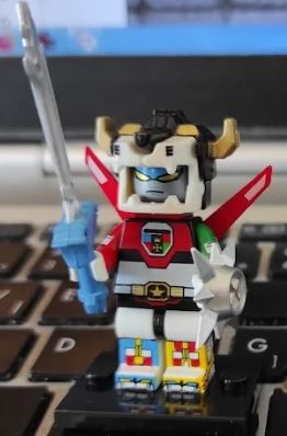 Lion Mech Defender Custom Minifig