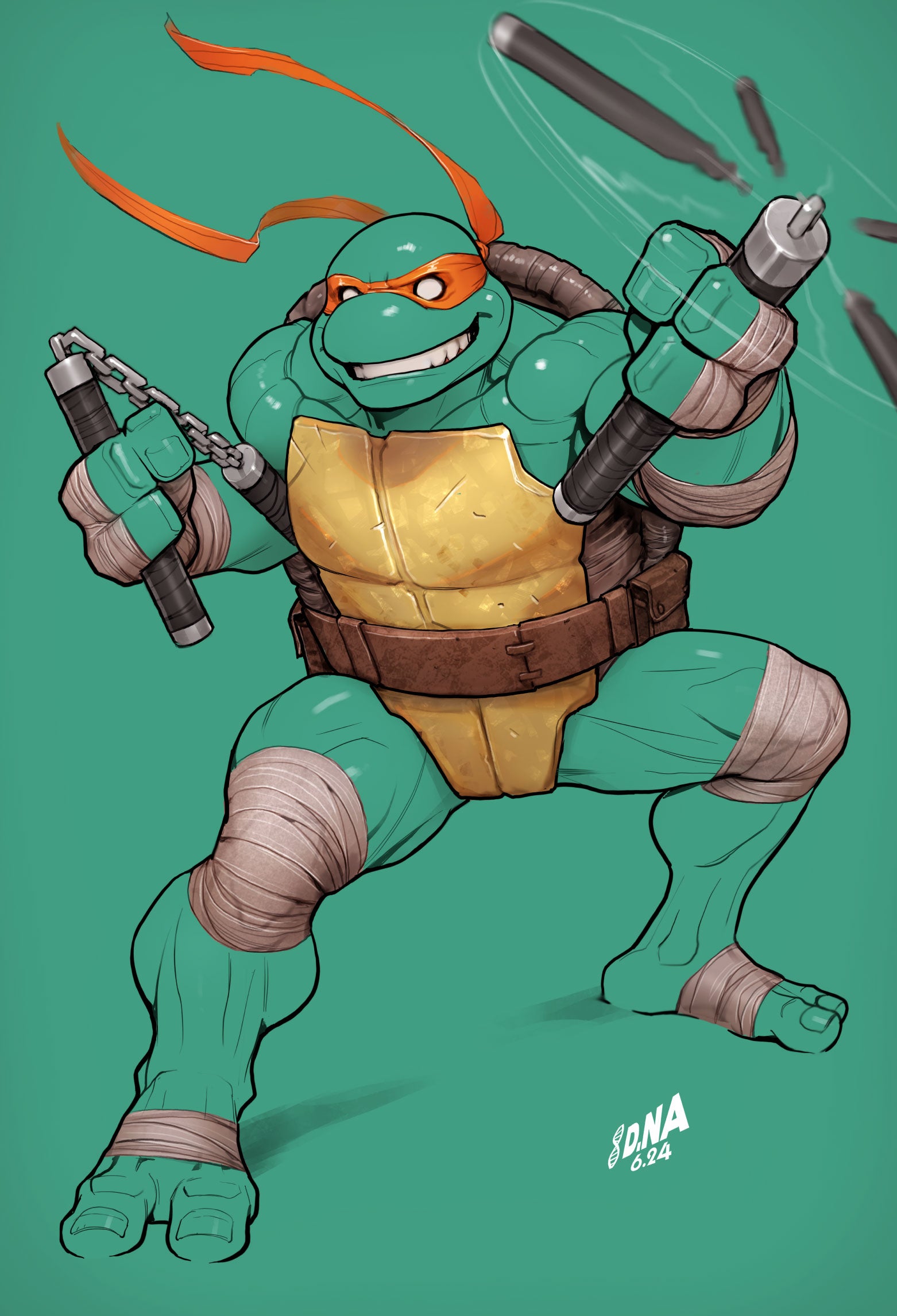 4 PACK] TEENAGE MUTANT NINJA TURTLES (2024) #1-4 UNKNOWN COMICS DAVID