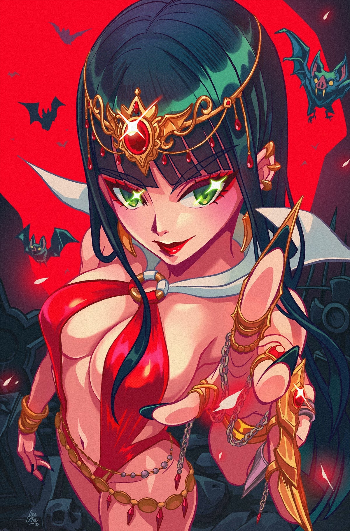 Vampirella #10 ANACATHIE Exclusive Red Virgin Variant