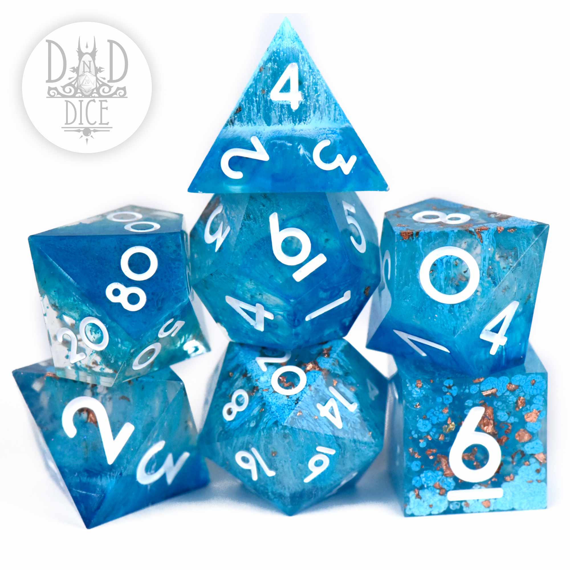 Copper Lochs Handmade Dice Set