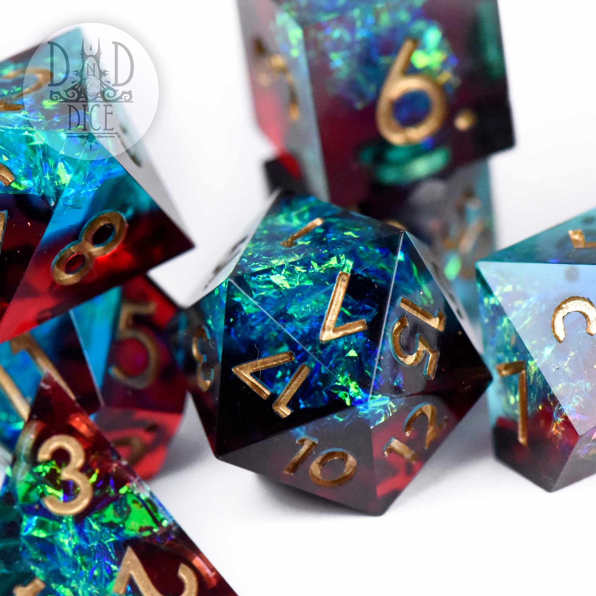 Spark Plug Handmade Dice Set