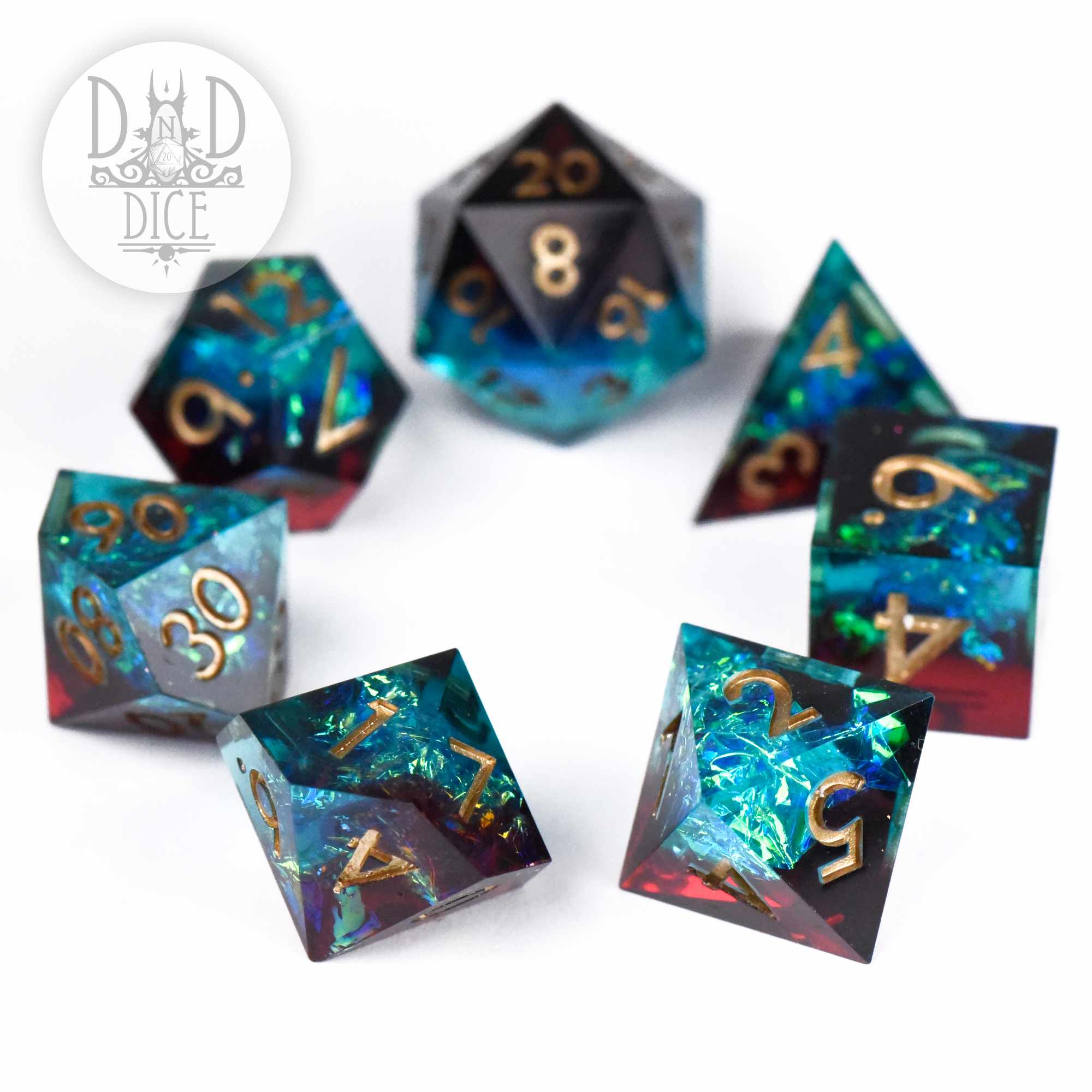 Spark Plug Handmade Dice Set