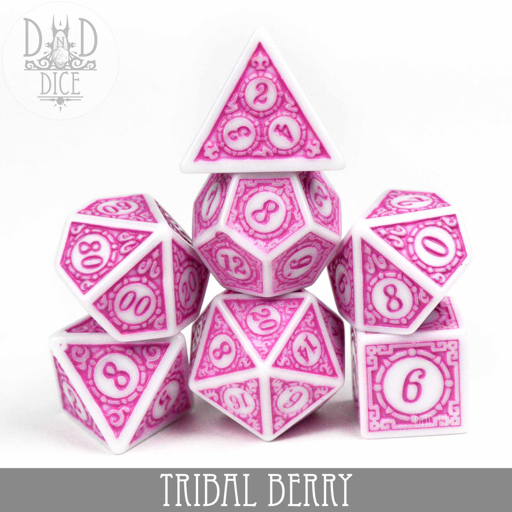 Tribal Berry Dice Set