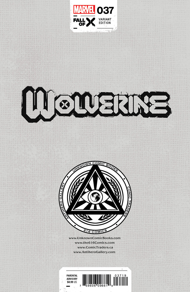SIGNED W/ COA WOLVERINE #37 [FALL] UNKNOWN COMICS DAVID NAKAYAMA HELLFIRE EXCLUSIVE VAR (10/18/2023)