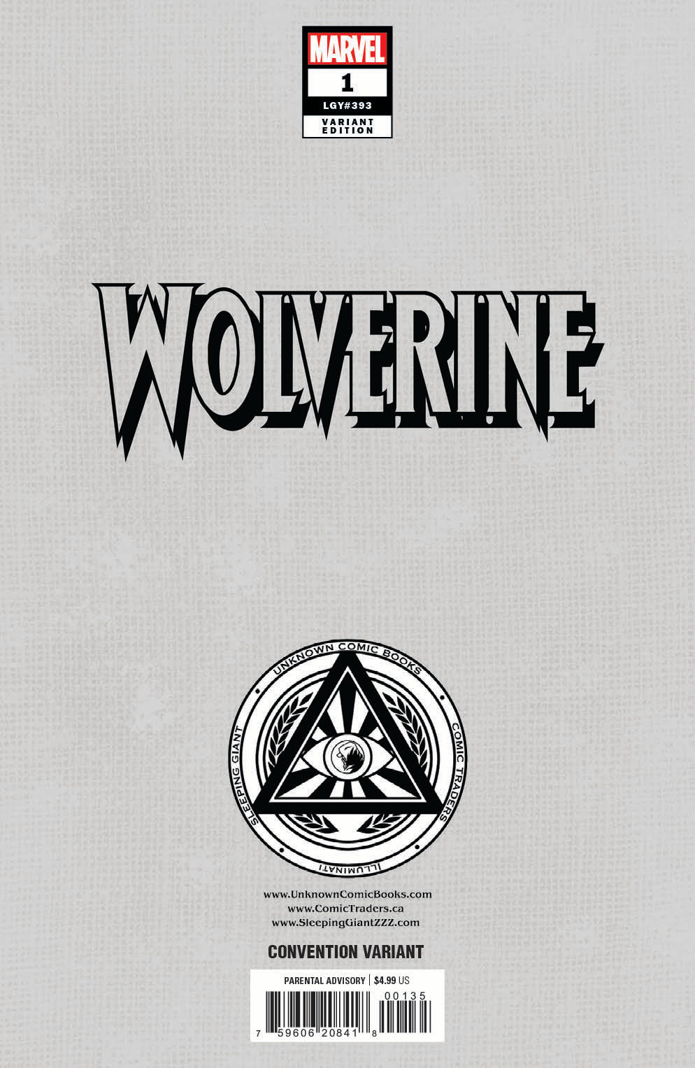 Wolverine #1 Unknown Comics Dell’Otto Exclusive Virgin Convention Var (10/23/2024)